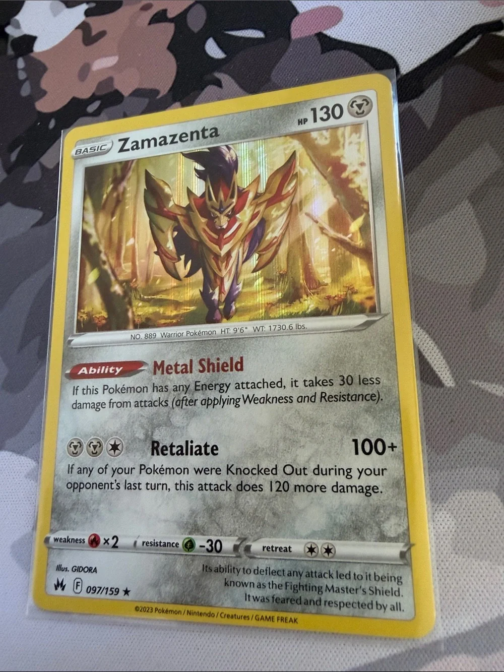 Zacian & Zamazenta Legendary Pokémon Holo Card Lot ⚔️ | 4 Cards ✨5/$25✨